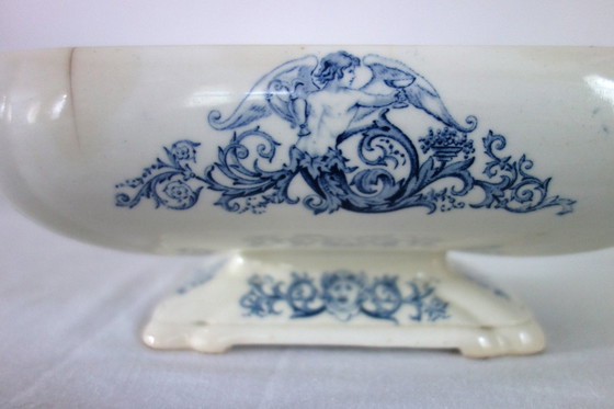 Image 1 of Soupière Renaissance terre de fer clairefontaine XIXème