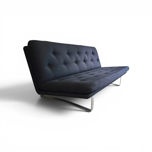Artifort C684 Sofas / conçu par Kho Liang Ie / années 1970 / revêtement noir