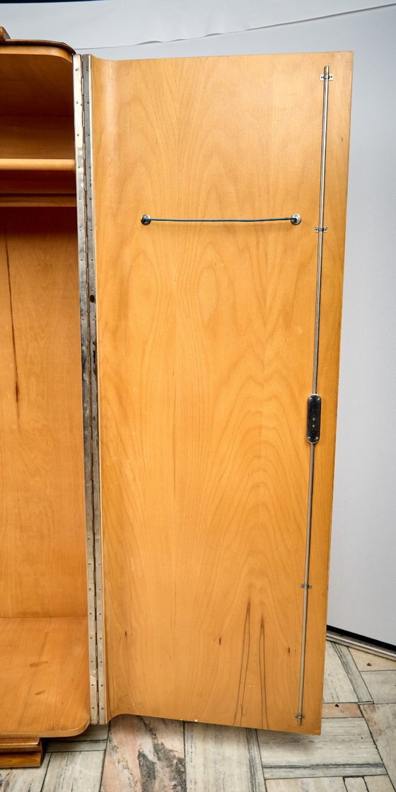 Image 1 of Art Déco Wardrobe by Jindřich Halabala, 1960s, Czechoslovakia