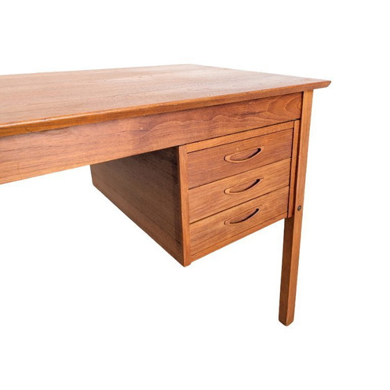 Image 1 of Bureau en teck d'origine, style danois, années 1960