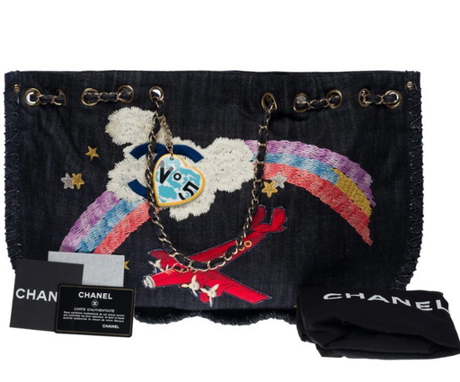 Borsa CHANEL Cambon e Denim Marine - 101139