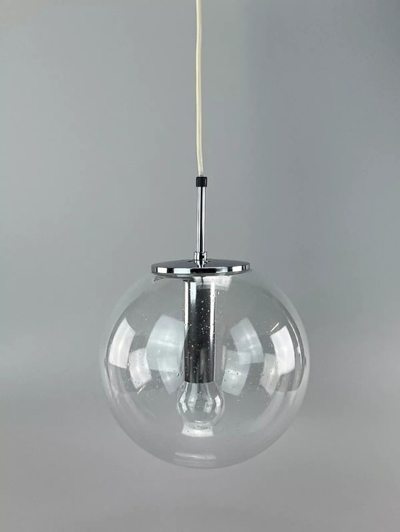 Image 1 of 60s 70s lamp ceiling lamp Limburg "Globe" ball lamp ball design 60s
