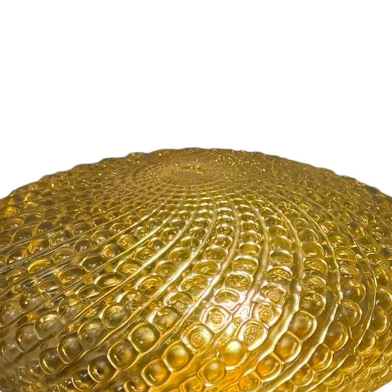 Image 1 of Deckenleuchte (oder Wandleuchte) mit gepresstem Glas - Wandleuchter - Midcentury Modern