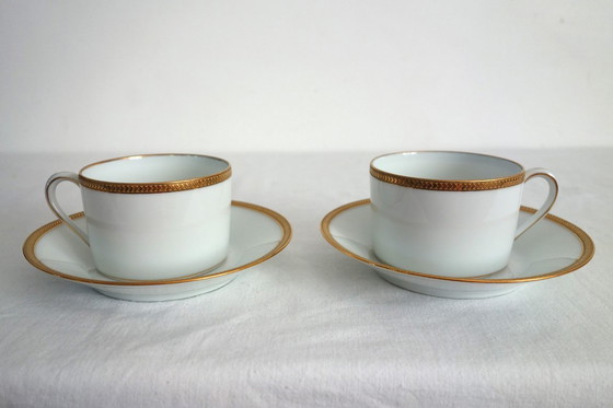Image 1 of 2 Tassen mit Untertassen Charles Haviland, Mitte 20.