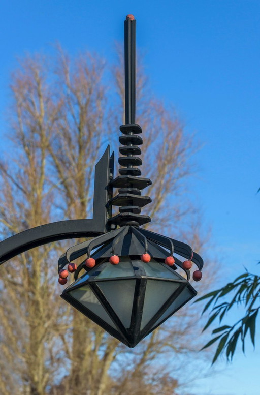 art deco outdoor lantern.