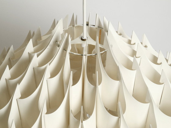 Image 1 of Rara lampada a sospensione XXL Rytmic di Havlova Milanda 1969 per Vest | Prodotta in Austria | Ø 68 cm