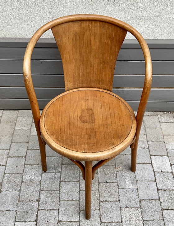 Rara poltrona Fischel in legno curvato - Inizi del XX secolo – Poltrone, Wood (photo 3 of 10)