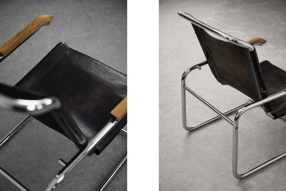 Image 1 of Vintage Bauhaus B35 armchair by Marcel Breuer for Thonet, 1930s
