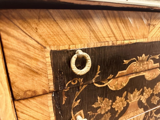 Antiker französischer Beistelltisch – Beistelltische, Metall, Holz (photo 13 of 16)