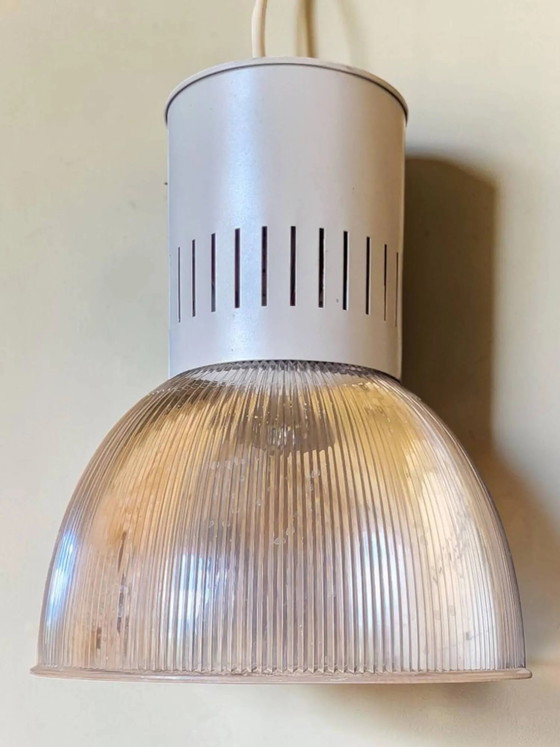 5 Industrial suspension 1980 – Pendant lamps, Metal, Industrieel (photo 3 of 11)