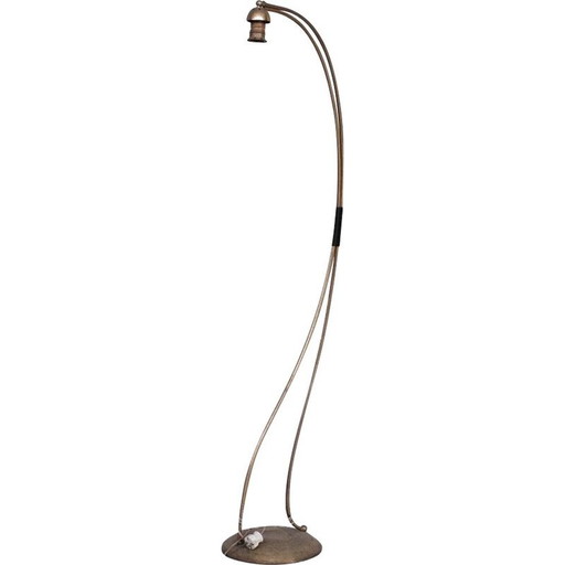 Vintage messing vloerlamp, Frankrijk 1960