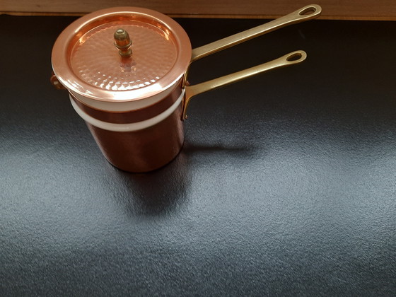 Image 1 of Au bain marie set in koper
