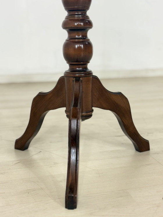 Image 1 of Keukentafel in koloniale stijl, lage tafel, bijzettafel, tuintafel, vintage keukentafel