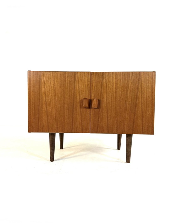 Image 1 of Vintage Deense teakhouten wandkast ‘60