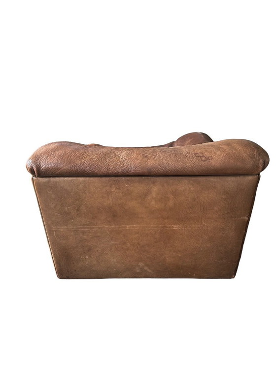 De Sede DS-46 vintage 2-zits bank buffelleer jaren 70 RETRO – 2 zitsbanken, Leather (photo 14 of 20)