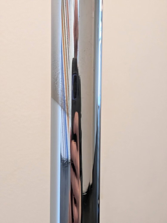 Image 1 of Projecteur Art Déco - Chrome années 1980 - Style Streamline Moderne