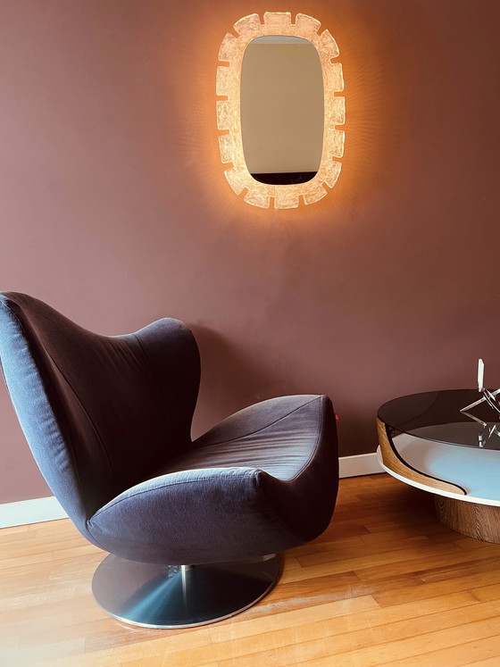 Image 1 of Miroir et éclairage Egon Hillebrand années 70