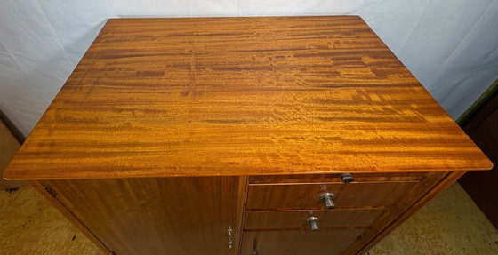 Image 1 of Mid Century Retro Teak Gentleman’s / Bachelor Wardrobe by Austinsuite (Circa 1960  A stunning mid century modern gentleman’s (or