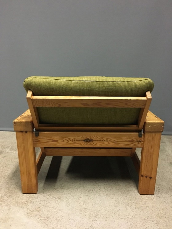 Swedese, Yngve Ekström Poltrona anni '60, Poltrone, Legno, Tessile, Verde, Scandinavian (foto 4 di 9)