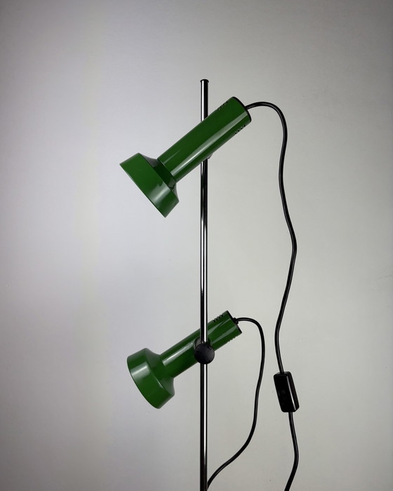 Image 1 of Vintage Floor Lamp by Goffredo Reggiani Italy Space Age 1970s, Adjustable Lamp, Mid Century Modern, 70s Industrial, Spot light