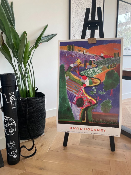 David Hockney, Nichols Canyon, 1980, Herr und Frau Richard C. Hedreen, Seattle, Washington, Copyright David Hockney – posters
