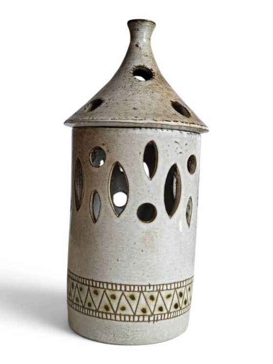 Lanterne en céramique "La Fagoterie" – Bougeoirs et chandeliers, Porcelain, Ceramic, Vintage (photo 2 of 10)