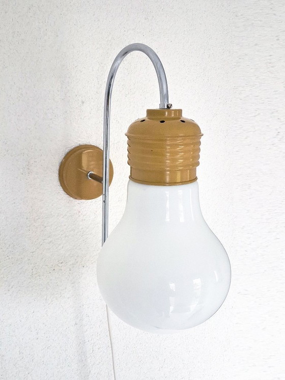 Image 1 of wall lamp Lightbulb 1970s