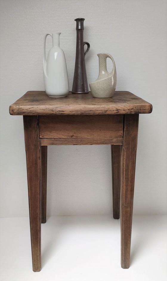 Image 1 of three soliflore vases stoneware ceramic vintage porcelain