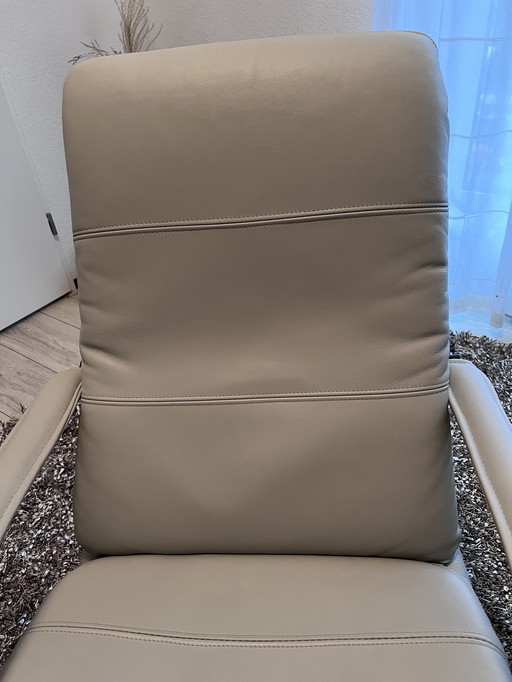 Fauteuil Artifort Cuir Blanc Crème