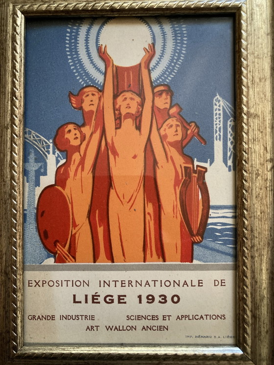 Set di 6 cartoline del 1930 – Litografie e stampe, Carta, Vetro (photo 8 of 8)
