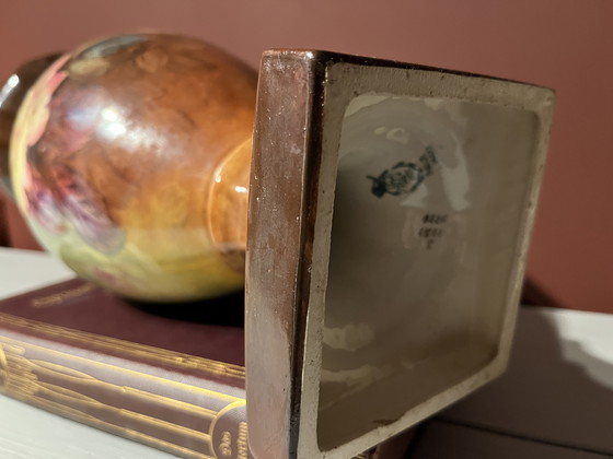 Image 1 of Vaas Royal Bonn Germany floral Art Deco 38 cm 