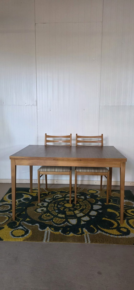 Image 1 of Vintage Deense stijl eetkamerset 