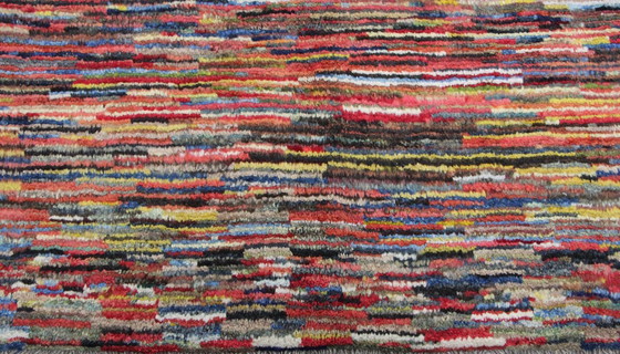 Image 1 of Original Persian carpet Gabbeh Ghashghai oriental carpet 214 cm x 154 cm old natural