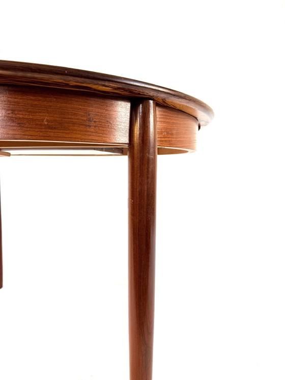 Image 1 of Vintage Rosewood extendable dining table '60