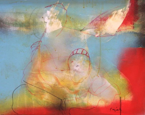 Gemälde - Sin Título - Carlos Méndes - Realistische Abstraktion - Zeitgenössische Kunst - 1970