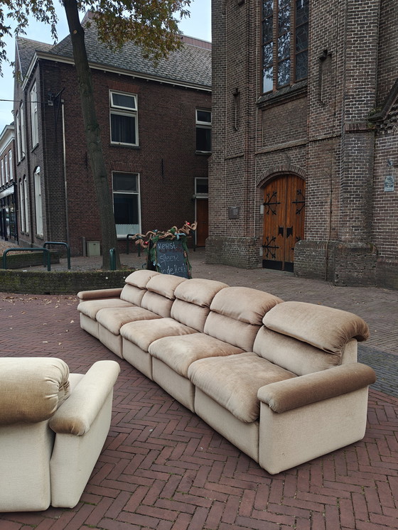 Image 1 of Vintage velvet elementenbank