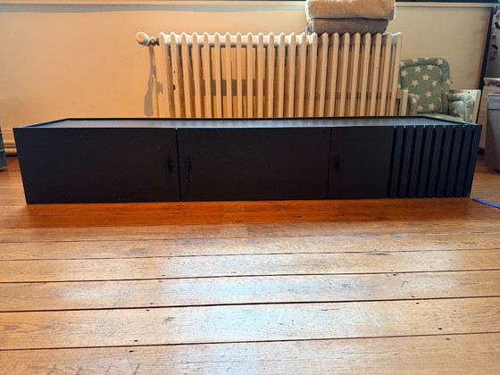 Scandinavian design: floating sideboard in black walnut – Wall cabinet, Wood (photo 6 of 6)