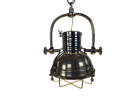 Image 1 of Lantern Sea Nickel - pendant lamp - industrial - ship lamp - film lamp