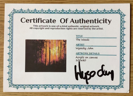 Image 1 of Schilderij "The Woods"  John Wysoscky