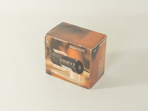 HL70 tafelventilator, Reinhold Weiß & Jürgen Greubel, Braun, 1970er, Vintage