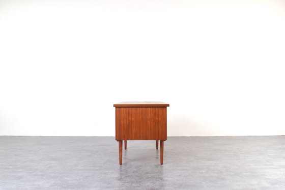 Image 1 of Scrivania Mid-Century in teak di Fredrik Kayser per Skeie Møbler, anni '60.