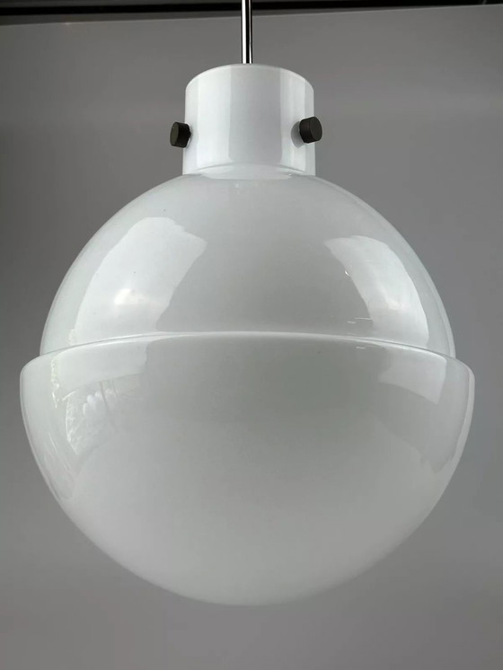 Image 1 of Lampada da soffitto XL anni &#39;60 e &#39;70, lampada a sfera Glashütte Limburg Germania Glass Design
