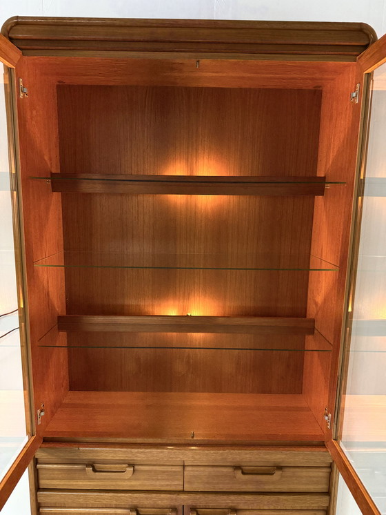 Image 1 of Vetrina vintage in teak anni '80