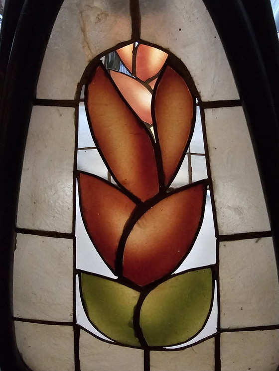 Image 1 of Lampada a sospensione vintage a forma di conchiglia Capiz, anni '60/'70