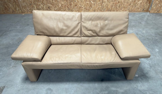 Image 1 of Divano a due posti in pelle Jori JR 8750 beige