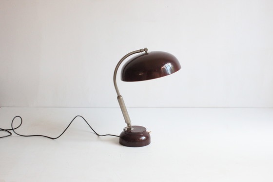 Image 1 of Hala Modell 17 Schreibtischlampe mit rundem Tl-Licht, 1959