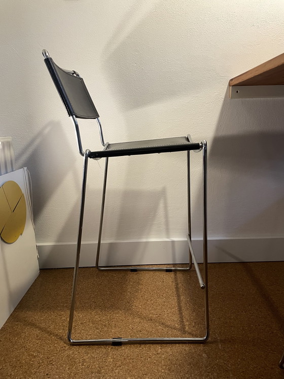 Image 1 of Barhocker Chrom Leder