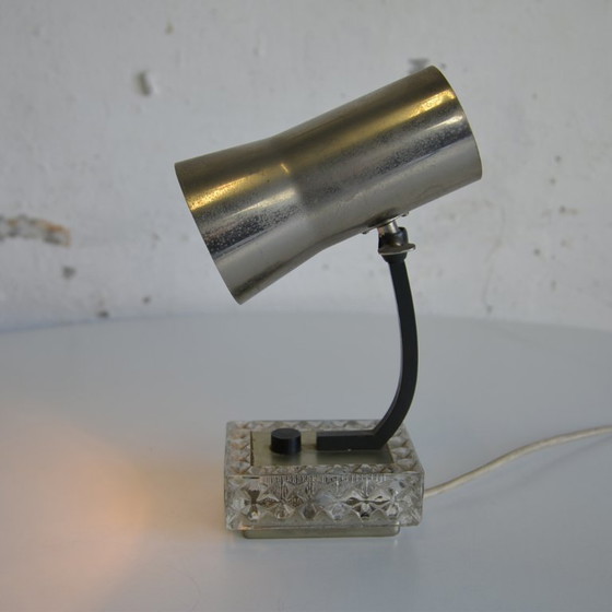 Image 1 of 2x post modern bedside lights