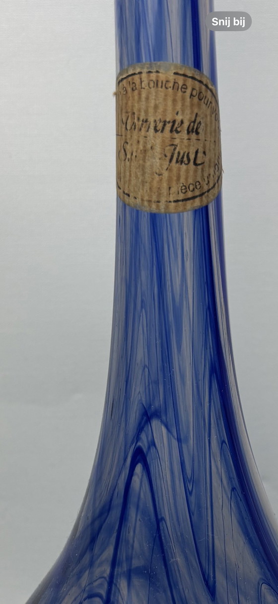 Image 1 of Mundgeblasene französische Vase – Verrerie de St. Just (1950-