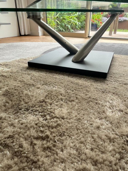 glass coffee table